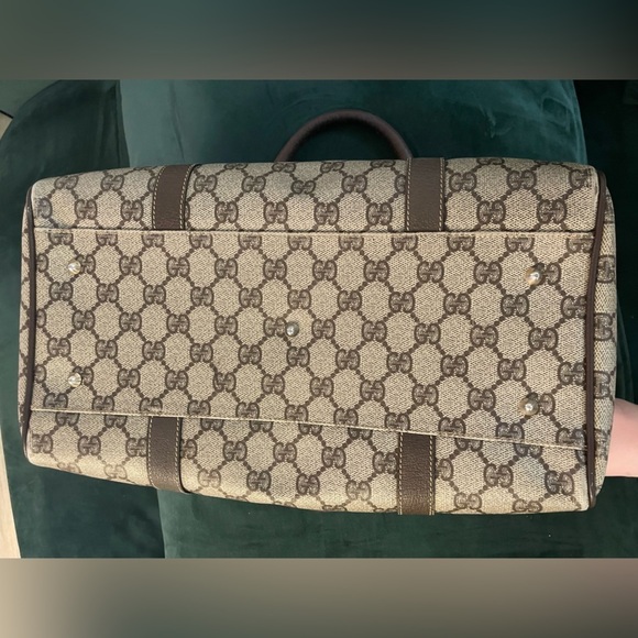 1980s Gucci GG Supreme Boston Speedy Carryall Handbag - Picture 7 of 16